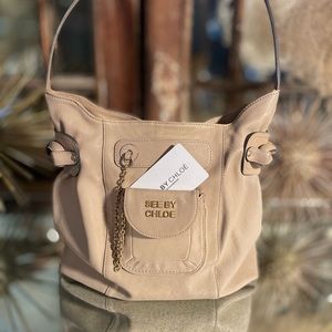 See By Chloe camel color hobo bag w/ coin purse, like new. Mint condition